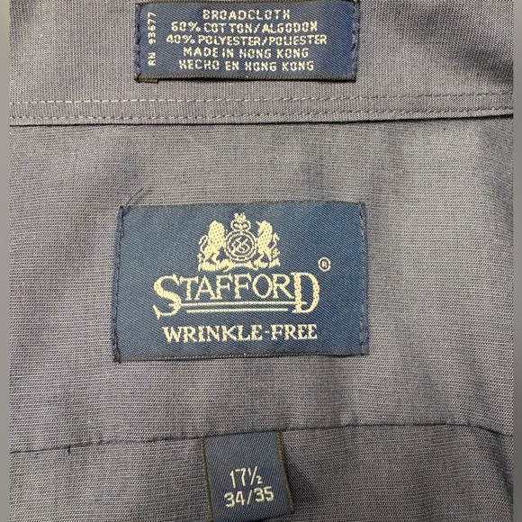 Men’s Navy Blue Work Business Formal Dress Shirt-Excellent condition - Picture 2 of 4